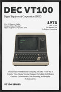 DEC VT100 Terminal — 1978 Vintage Computer Framed Art Print